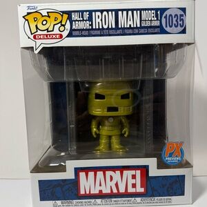 Funko Pop! Marvel Hall of Armor Iron Man Model 1 Deluxe  #1035 (PX Exclusive)